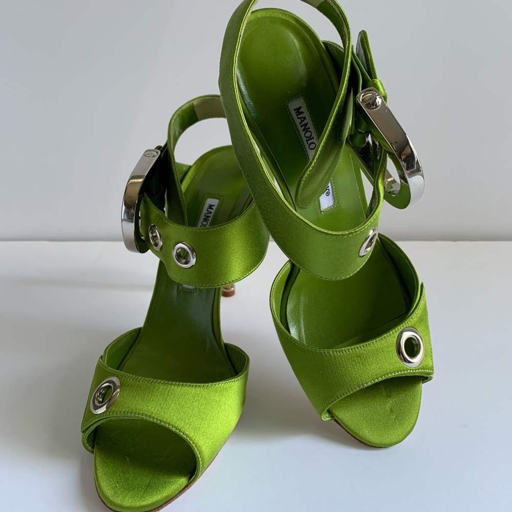 Hello summer what better way To start it with MANOLO BLAHNIK HEELS